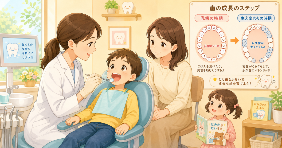 子供の歯並び相談は何歳から?受診の目安と自宅チェック項目を解説